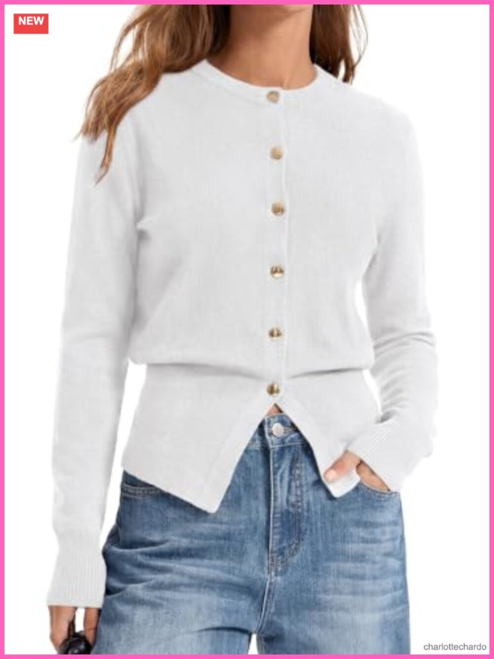 Women's Cinched Waist Button Front Knit Cardigan Sweater Long Sleeve